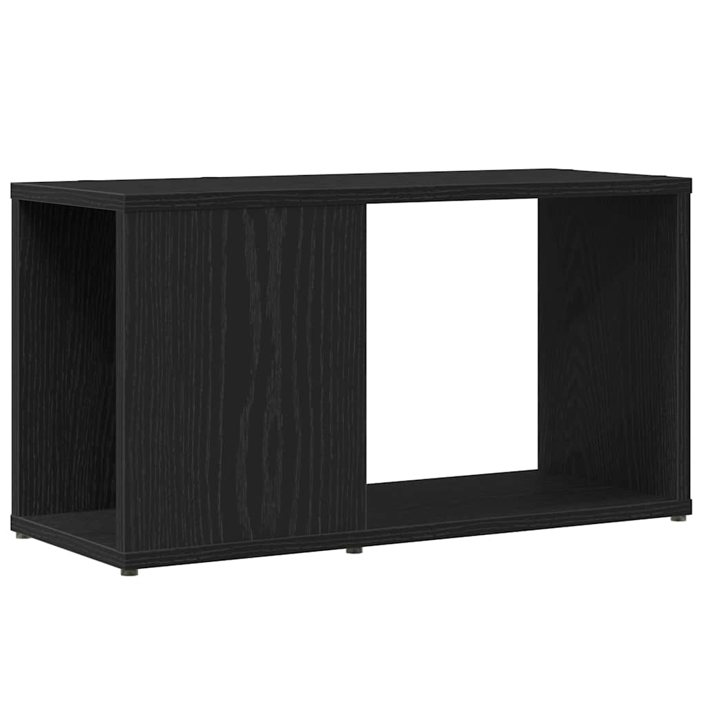 vidaXL Έπιπλο Τηλεόρασης Μαύρο Δρυς 60x24x32 εκ. από Τεχνητό Ξύλο