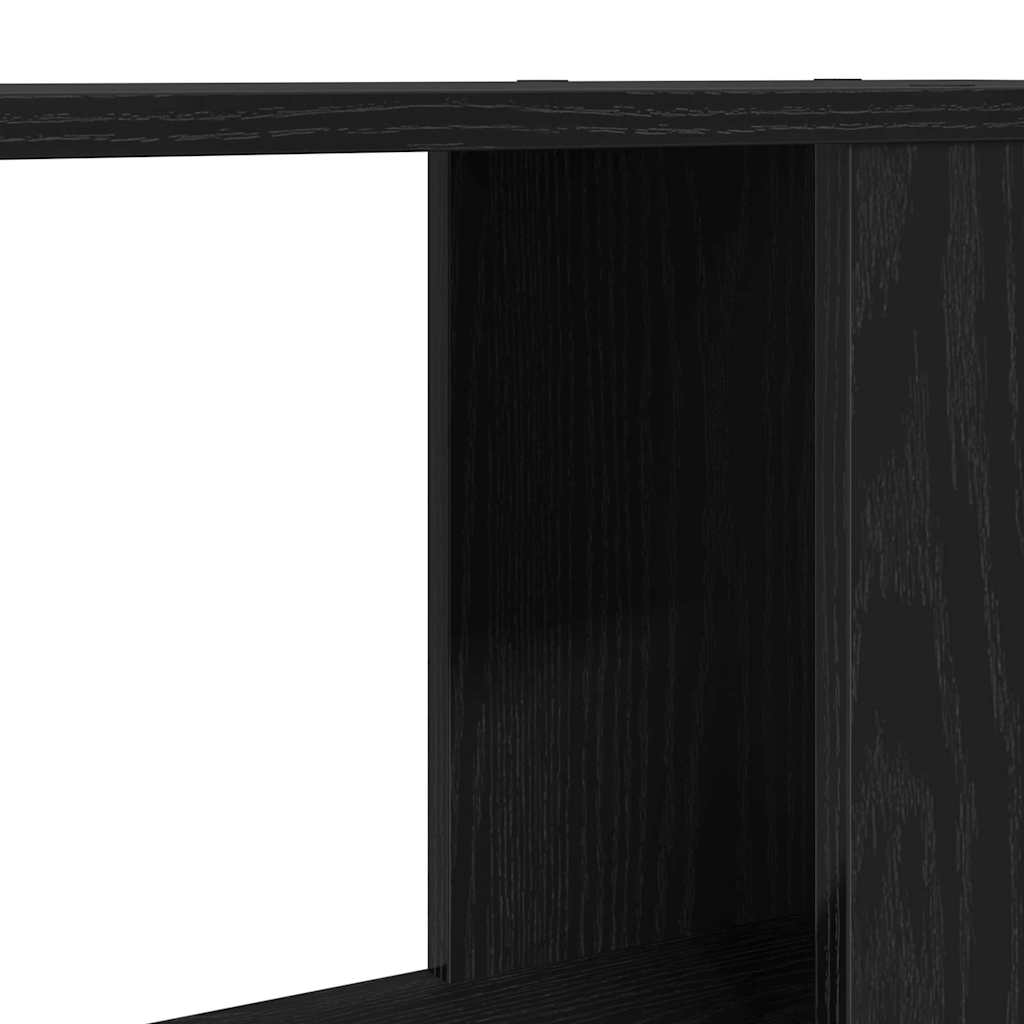 vidaXL Έπιπλο Τηλεόρασης Μαύρο Δρυς 60x24x32 εκ. από Τεχνητό Ξύλο