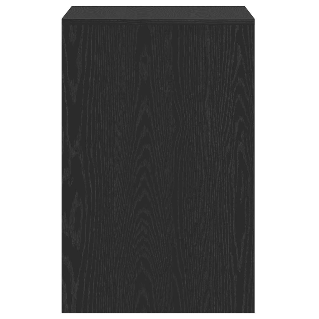 vidaXL Γραφείο Μαύρη Δρυς 101 x 50 x 76,5 εκ. από Τεχνητό Ξύλο