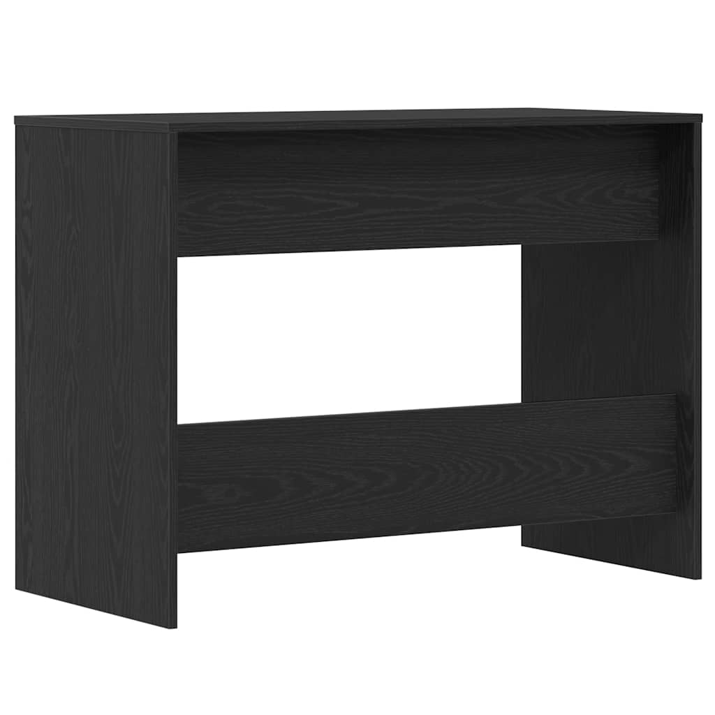 vidaXL Γραφείο Μαύρη Δρυς 101 x 50 x 76,5 εκ. από Τεχνητό Ξύλο