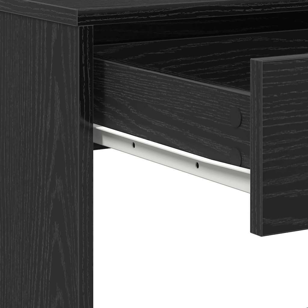 vidaXL Γραφείο Μαύρη Δρυς 101 x 50 x 76,5 εκ. από Τεχνητό Ξύλο