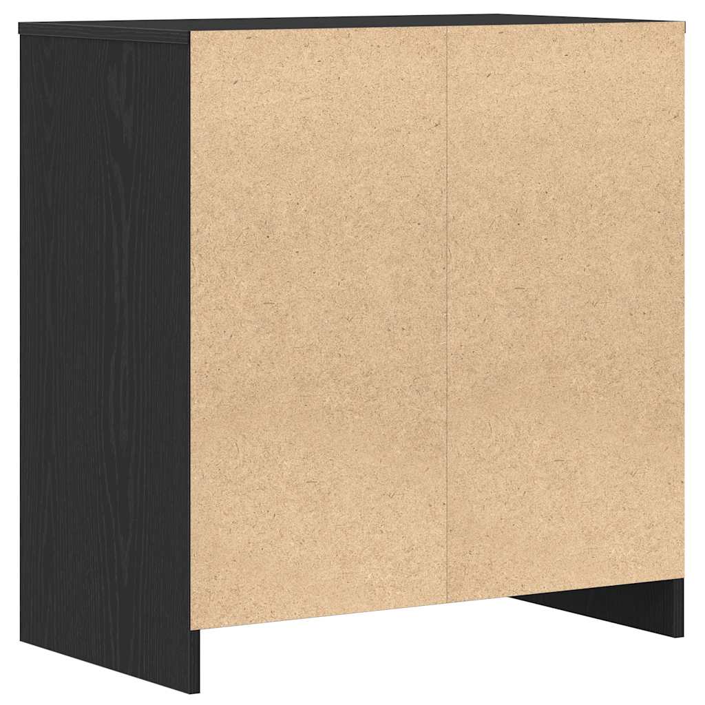 vidaXL Μπουφές Μαύρης Δρυός 70x41x75 εκ. από Τεχνητό Ξύλο