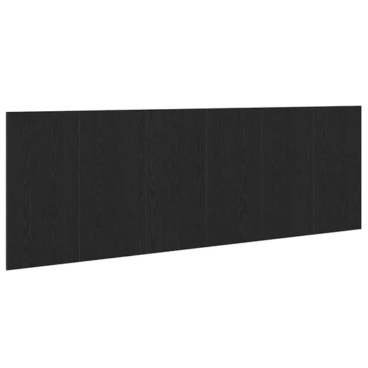 vidaXL Κεφαλάρι Μαύρη δρυς 240 x 1,5 x 80 εκ. Επεξεργασμένο ξύλο