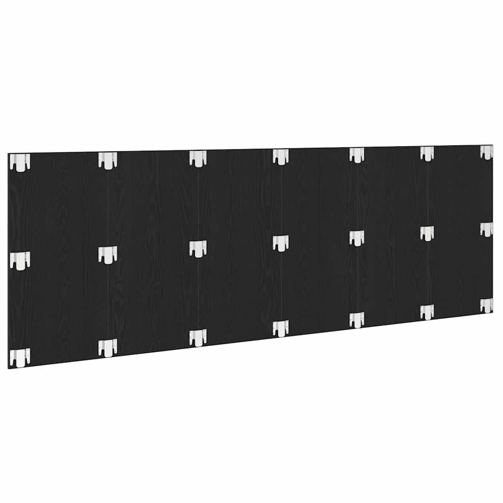 vidaXL Κεφαλάρι Μαύρη δρυς 240 x 1,5 x 80 εκ. Επεξεργασμένο ξύλο