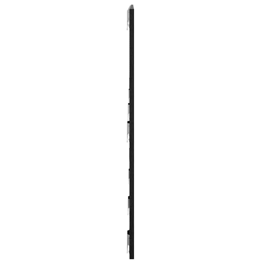 vidaXL Κεφαλάρι Μαύρη δρυς 240 x 1,5 x 80 εκ. Επεξεργασμένο ξύλο