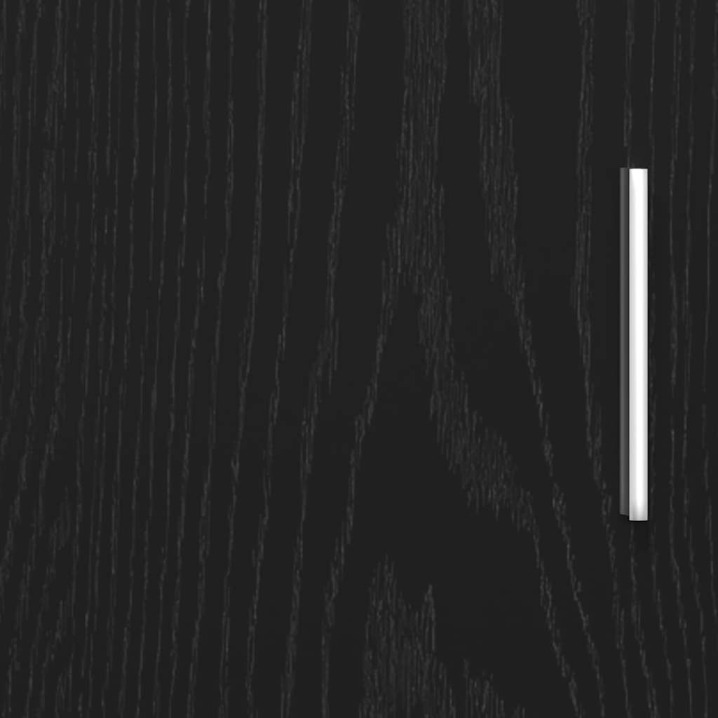 vidaXL Βάση Ενυδρείου Μαύρη Δρυς 101x41x58 εκ. από Τεχνητό Ξύλο