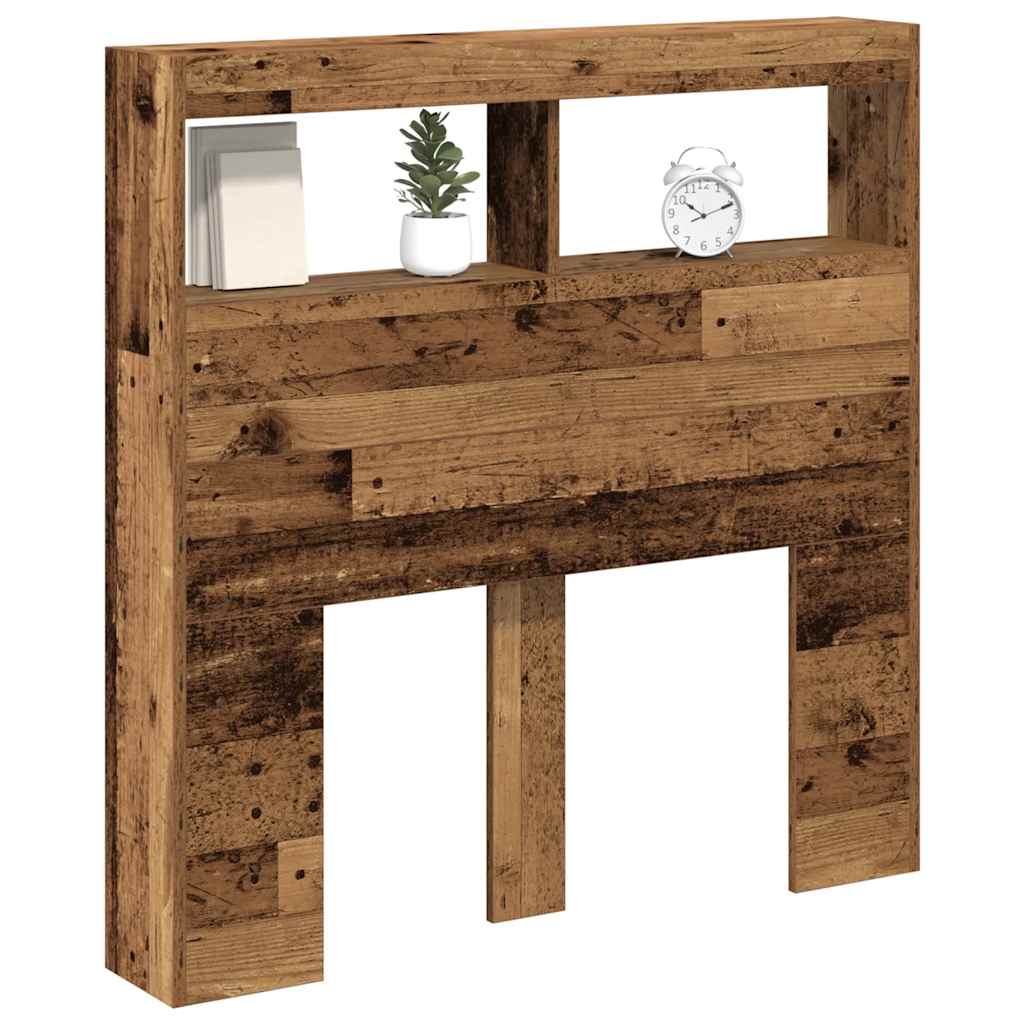 vidaXL Κεφαλάρι με Αποθηκευτικό Χώρο & LED 100x17x102 εκ.