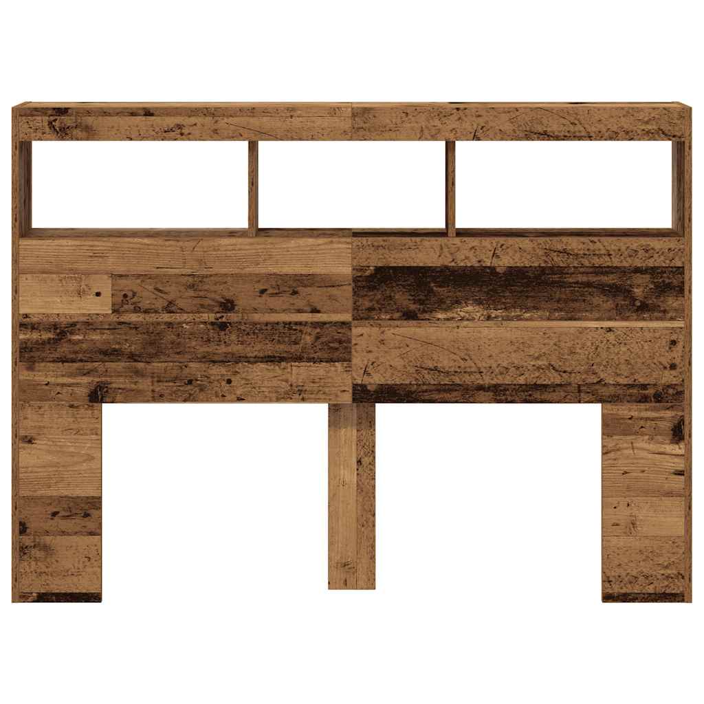 vidaXL Κεφαλάρι με Αποθηκευτικό Χώρο & LED 140x17x102 εκ.