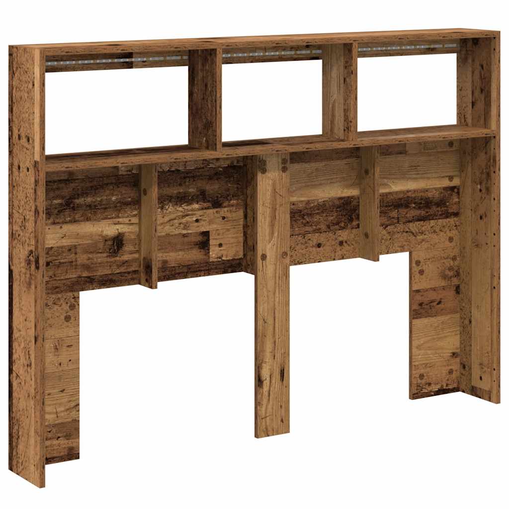 vidaXL Κεφαλάρι με Αποθηκευτικό Χώρο & LED 140x17x102 εκ.