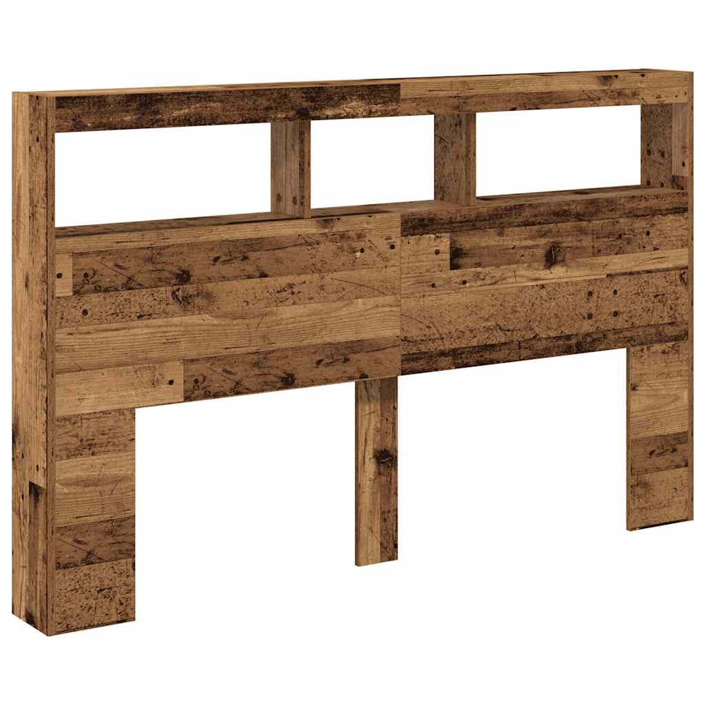 vidaXL Κεφαλάρι με Αποθηκευτικό Χώρο & LED 160x17x102 εκ.