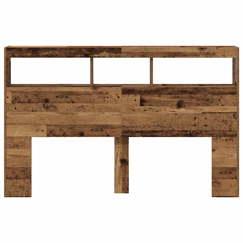 vidaXL Κεφαλάρι με Αποθηκευτικό Χώρο & LED 160x17x102 εκ.