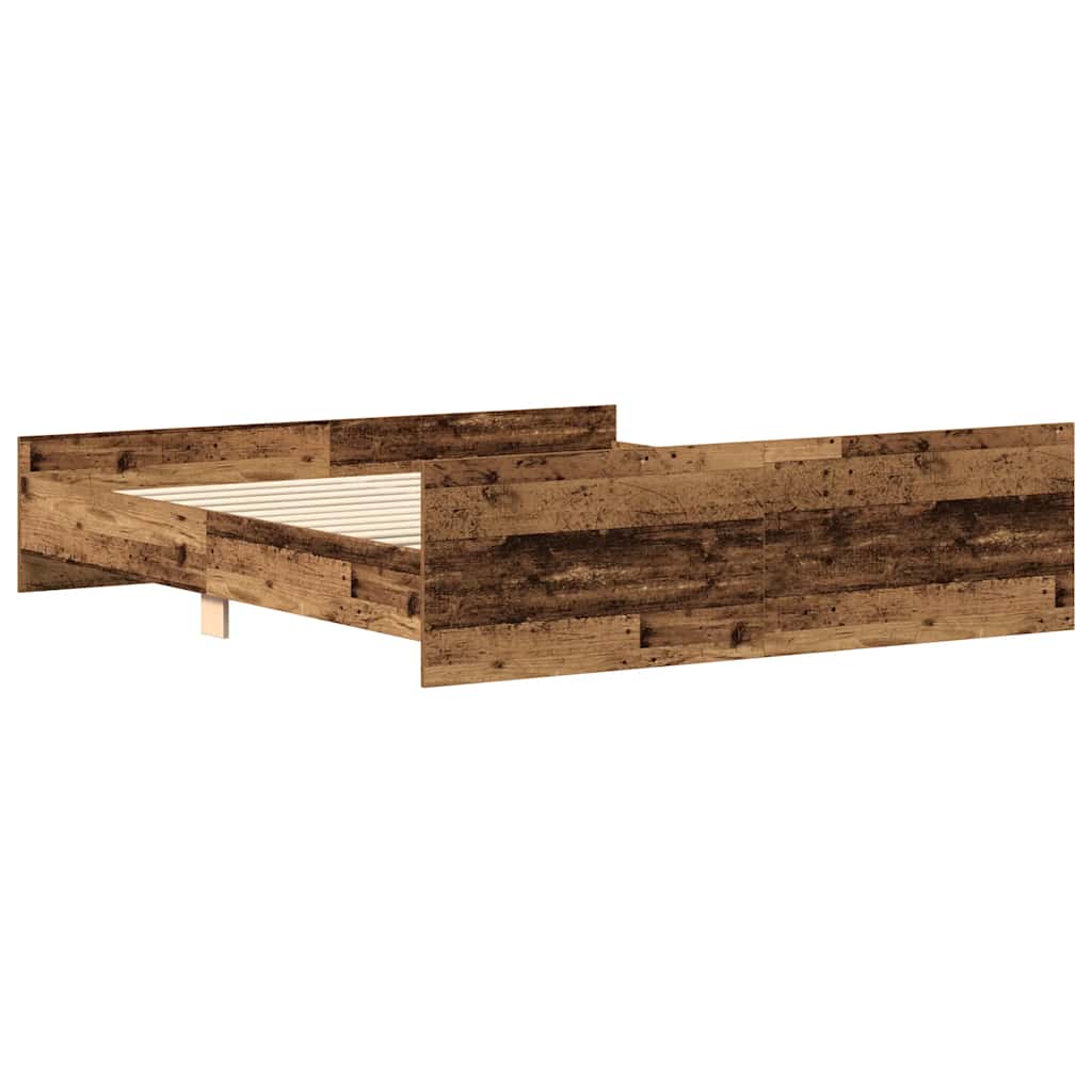 vidaXL Πλαίσιο κρεβατιού χωρίς στρώμα 180x200 εκ. Επεξεργασμένο Ξύλο