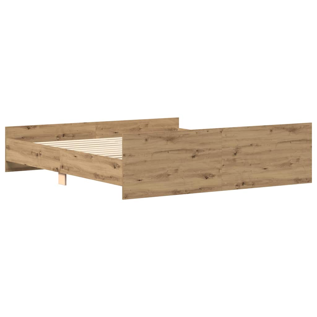 vidaXL Πλαίσιο κρεβατιού χωρίς στρώμα 180x200 εκ. Επεξεργασμένο Ξύλο