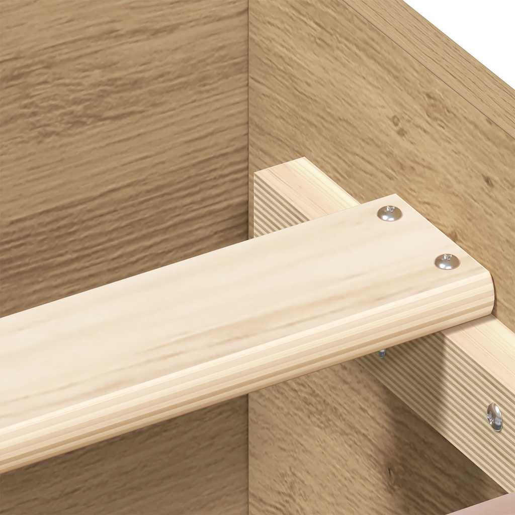 vidaXL Πλαίσιο κρεβατιού χωρίς στρώμα 120x190 εκ. Επεξεργασμένο Ξύλο