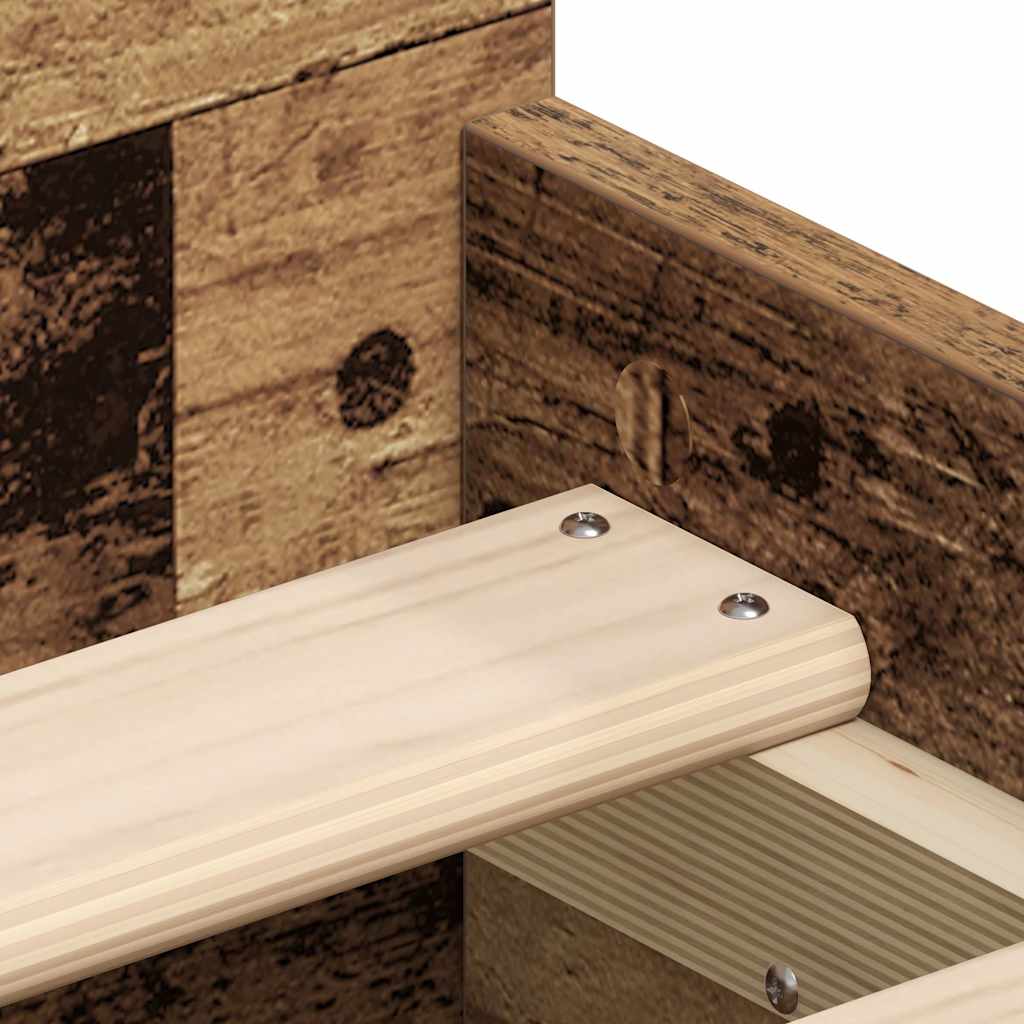 vidaXL Πλαίσιο κρεβατιού χωρίς στρώμα 100x200 εκ. Επεξεργασμένο Ξύλο