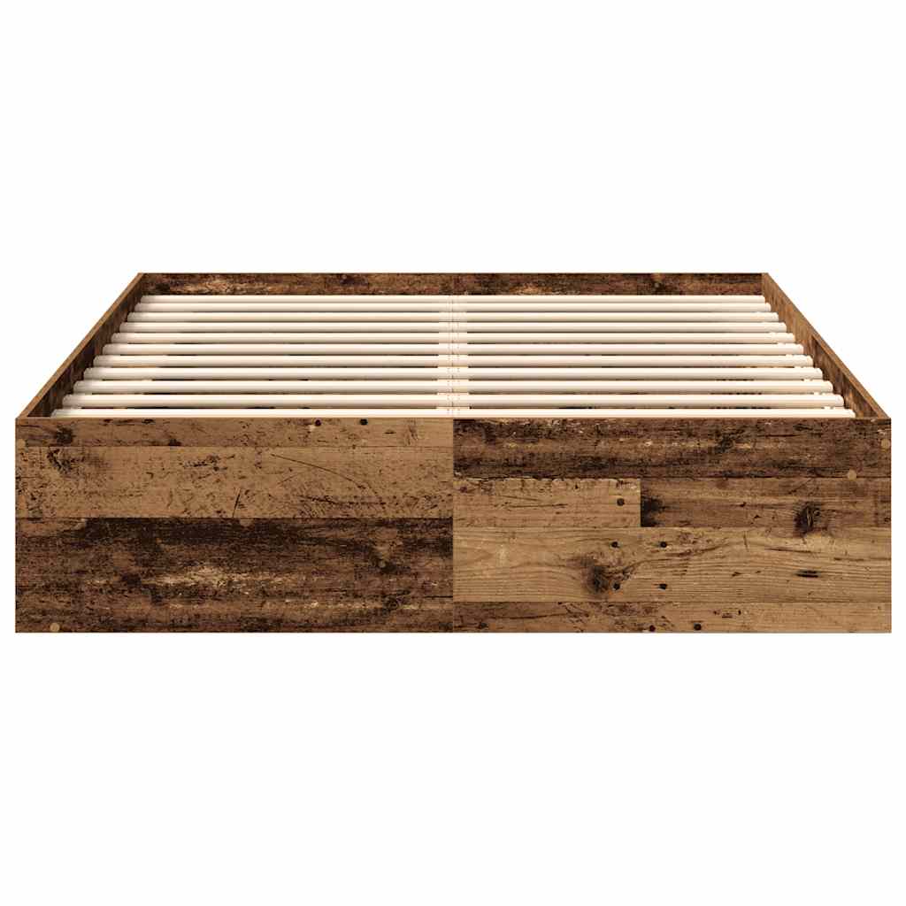 vidaXL Πλαίσιο κρεβατιού χωρίς στρώμα 120x200 εκ. Επεξεργασμένο Ξύλο
