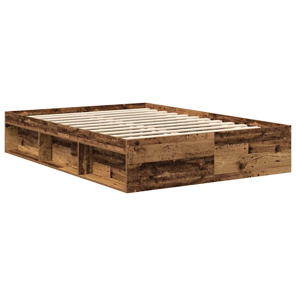 vidaXL Πλαίσιο κρεβατιού χωρίς στρώμα 160x200 εκ. Επεξεργασμένο Ξύλο