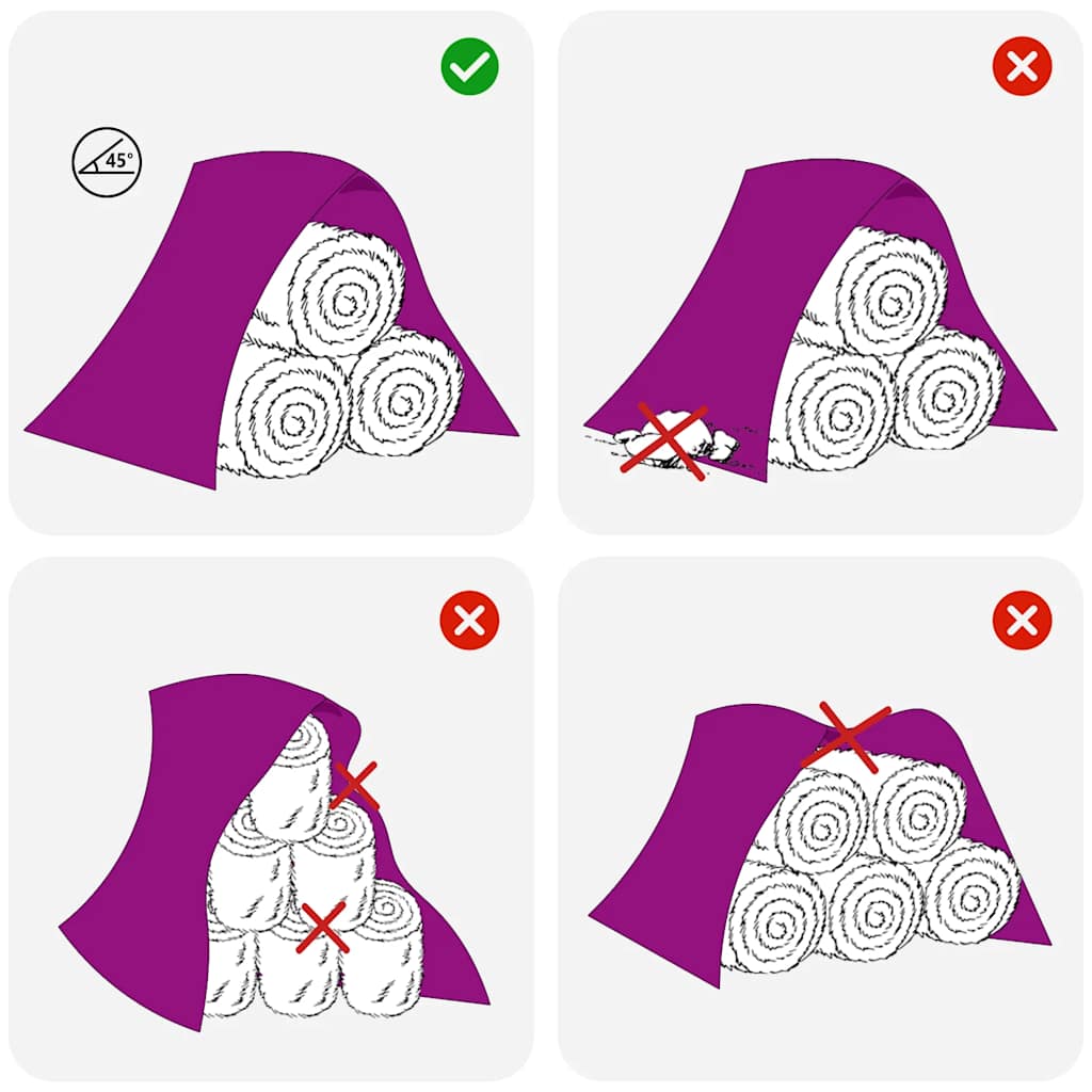 vidaXL Τάπητας 9,8x12,5 m 140 g/m² Πολυπροπυλένιο