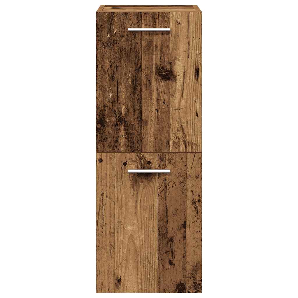 vidaXL Σετ Επίπλων Μπάνιου 5Τεμαχίων Παλιό Ξύλο από Επεξεργασμένο Ξύλο