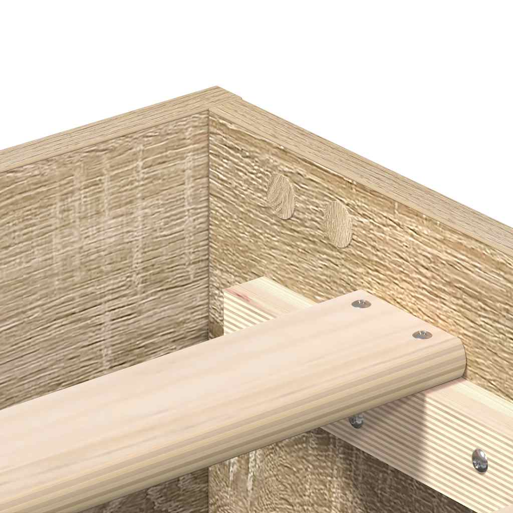 vidaXL Πλαίσιο κρεβατιού χωρίς στρώμα 180x200 εκ. Επεξεργασμένο Ξύλο