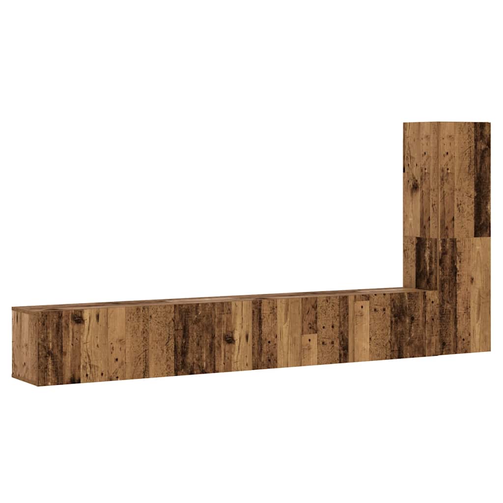 vidaXL 3 τεμαχίων ντουλάπι τηλεόρασης που τοποθετείται τοίχο από