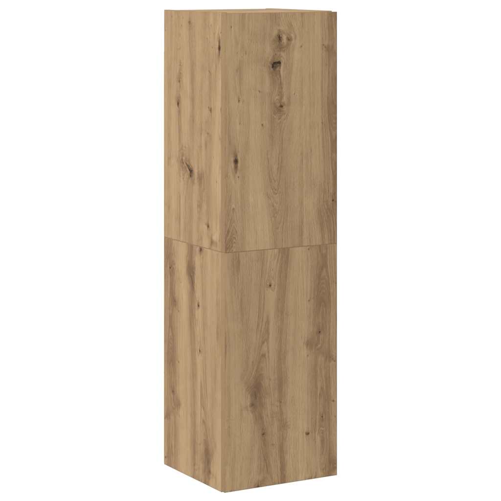 vidaXL 6 τεμαχίων σετ επίτοιχου ντουλαπιού τηλεόρασης