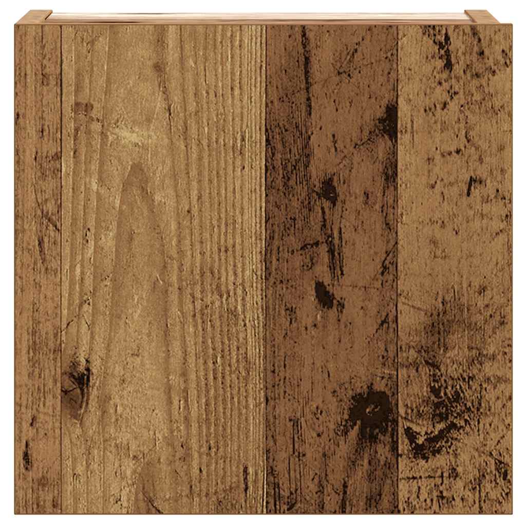 vidaXL 6 τεμαχίων σετ ντουλαπιών τηλεόρασης με επίτοιχο παλιό ξύλο