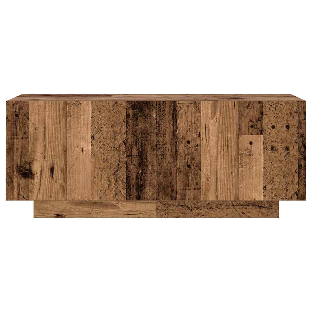 vidaXL Έπιπλο Τηλεόρασης LED Όψη Παλαιού Ξύλου 300x35x40 εκ.Επεξ. Ξύλο