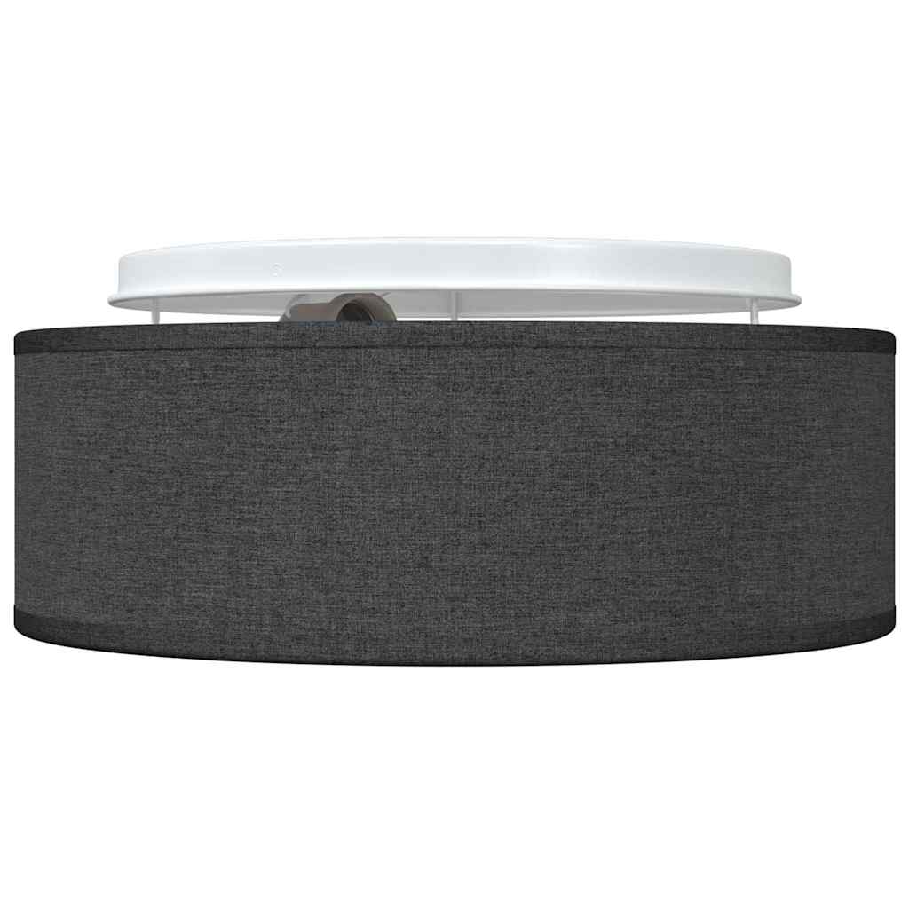 Φωτιστικά οροφής vidaXL Μαύρο Ø 30 εκ Υφασμάτινο E27