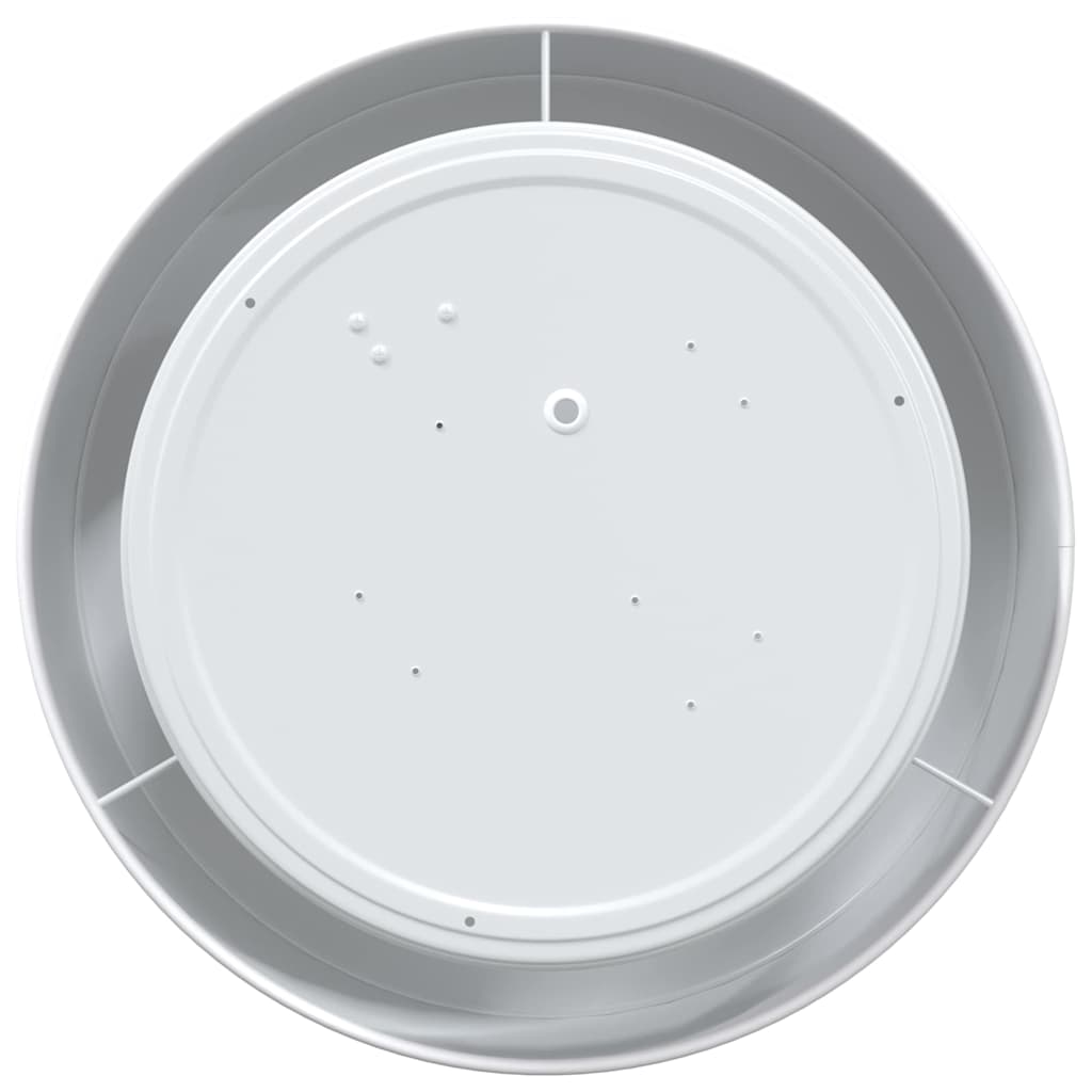 vidaXL Φωτιστικά Οροφής Λευκό Επίπεδο Ø 30 εκ Ύφασμα E27