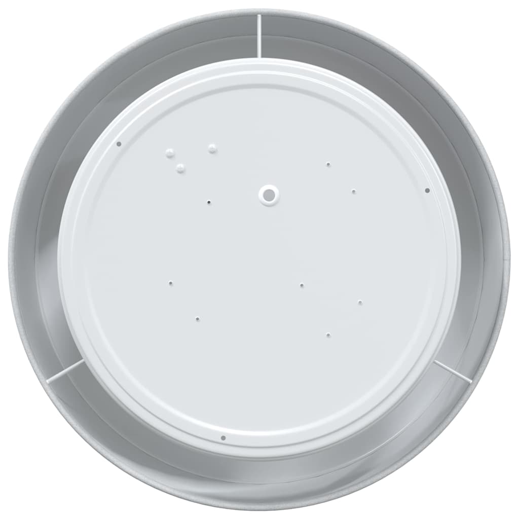 vidaXL Φωτιστικά Οροφής Περίπτωση Ψηλά Γκρι Ø 30 εκ Ύφασμα E27