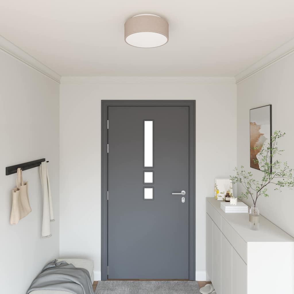 vidaXL Φωτιστικά οροφής επίπεδης επιφάνειας ταπίας 30 εκ ύφασμα E27