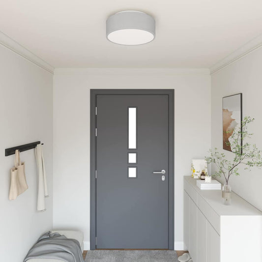 vidaXL Φωτιστικά Οροφής Στεγανής Τοποθέτησης Γκρι Ø 38 εκ Υφασμάτινο E27