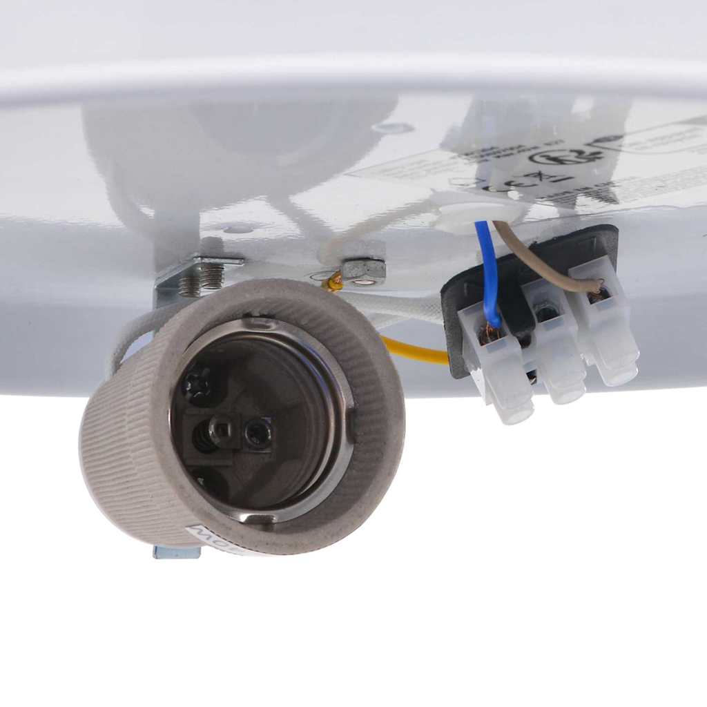 vidaXL Φωτιστικά Οροφής Flush Mount Ταπέ Ø 38 εκ Υφάσματος E27