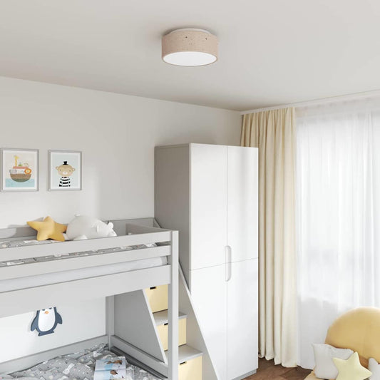 vidaXL Φωτιστικά Οροφής με Λάμψη Ταπέ Ø 30 εκ Ύφασμα E27