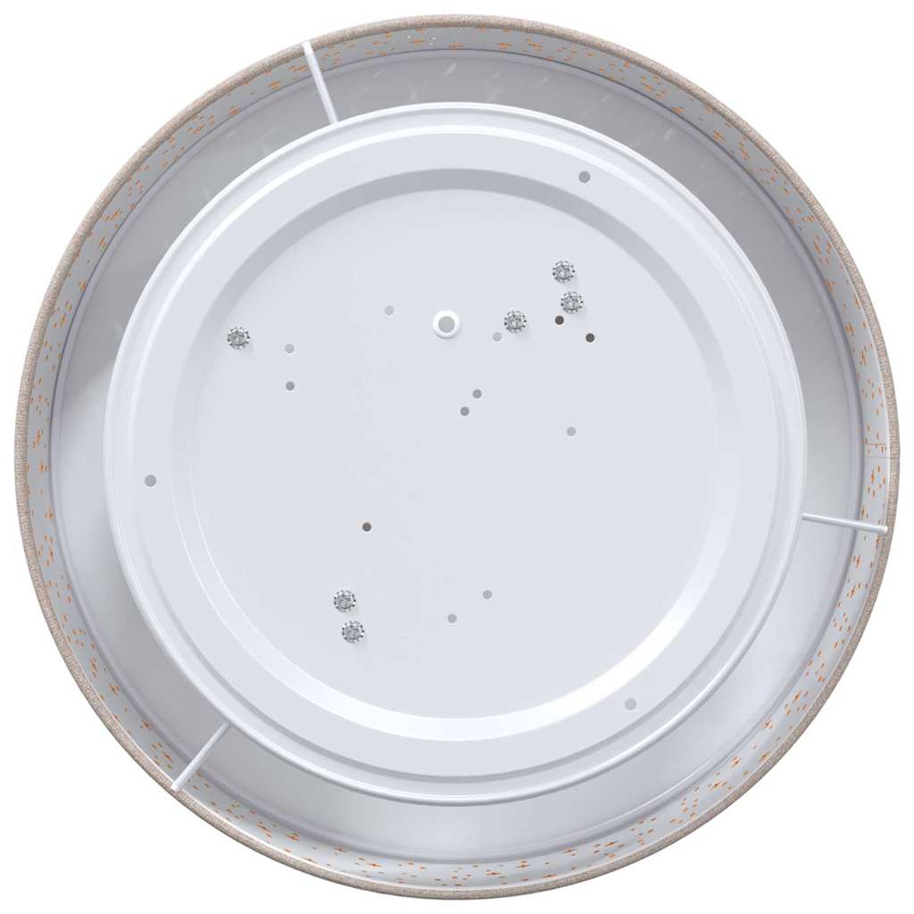 vidaXL Κρεμαστές Οροφές με Απλίκες Ταμπά Ø 38 εκ Ύφασμα E27