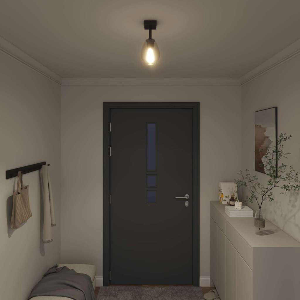 Λάμπες οροφής vidaXL με ρυθμιζόμενη γυάλινη αψίδα ανθρακί E27