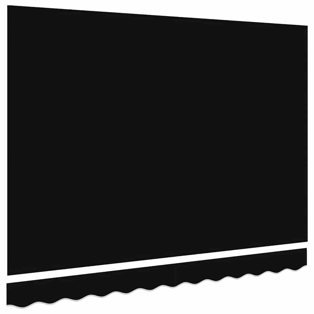 vidaXL Ύφασμα αντικατάστασης τέντας Μαύρο 330 x 245 εκ. Πολυεστέρας