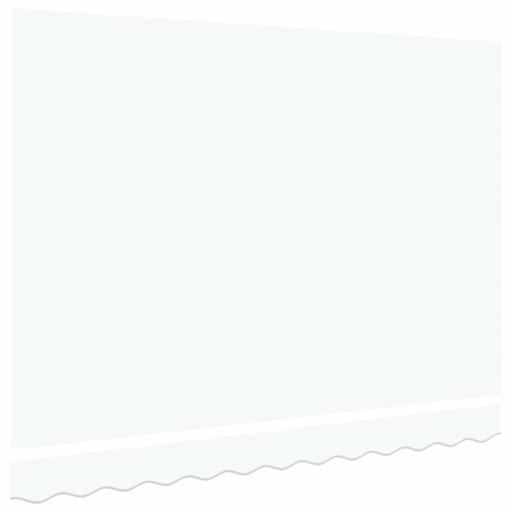 vidaXL Ύφασμα αντικατάστασης τέντας Λευκό 350 x 250 εκ Καραβόπανο