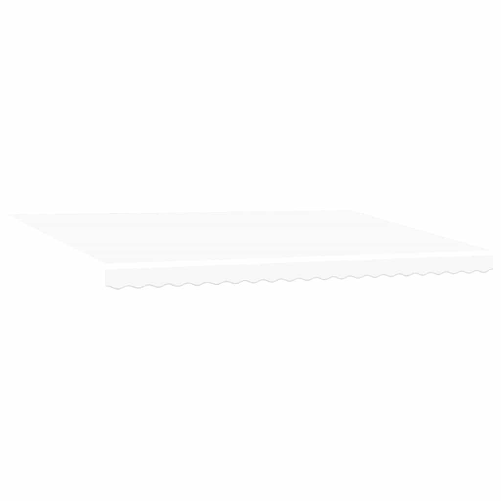 vidaXL Ύφασμα αντικατάστασης τέντας Λευκό 480 x 345 εκ. Πολυεστέρας