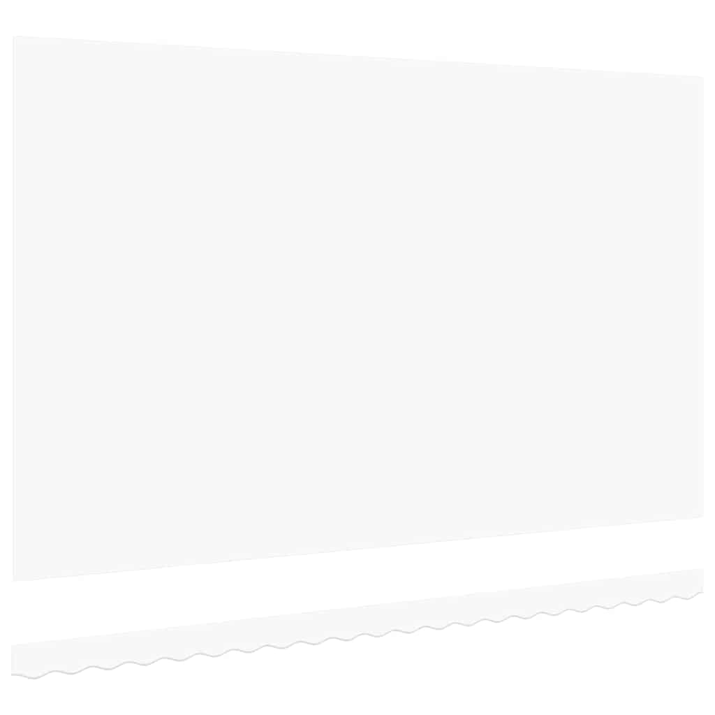 vidaXL Ύφασμα αντικατάστασης τέντας Λευκό 480 x 345 εκ. Πολυεστέρας