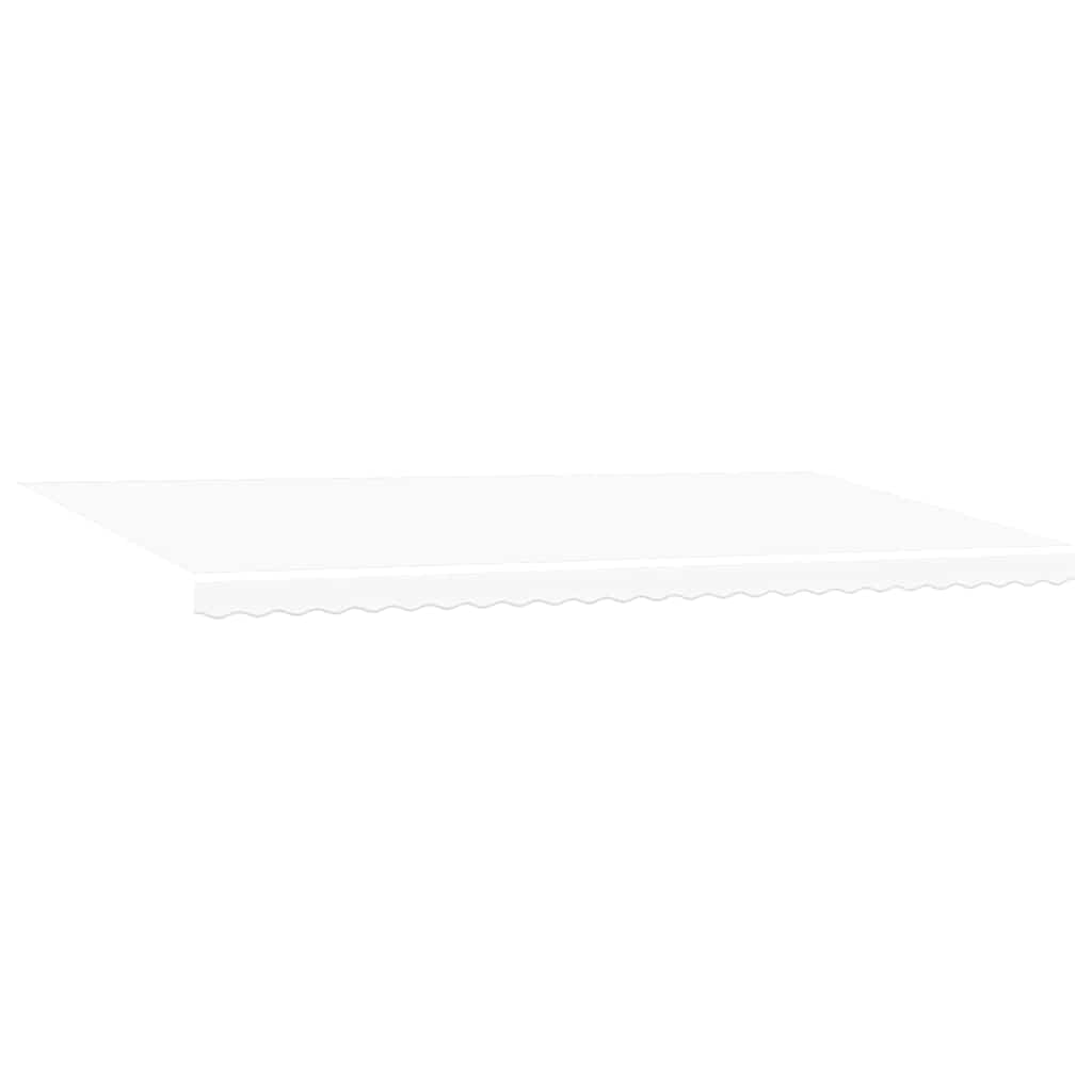 vidaXL Ύφασμα αντικατάστασης τέντας Λευκό 580 x 295 εκ. Πολυεστέρας