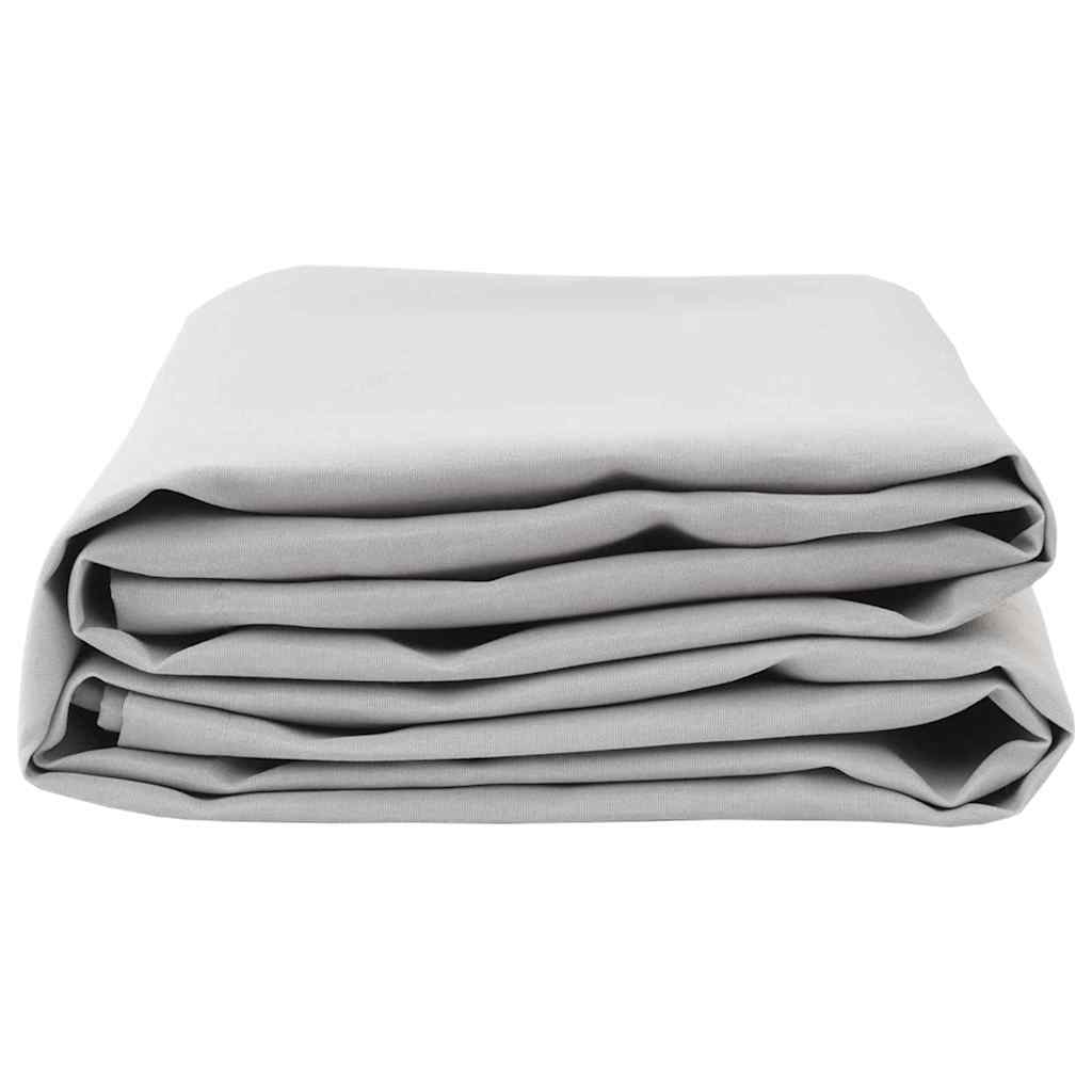 vidaXL Ύφασμα αντικατάστασης τέντας Ανοιχτό γκρι 3 x 3 m ύφασμα