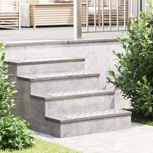 vidaXL Σκαλοπάτι 2 τμχ. 60 x 20 cm Ασημί Αλουμίνιο Ορθογώνιος