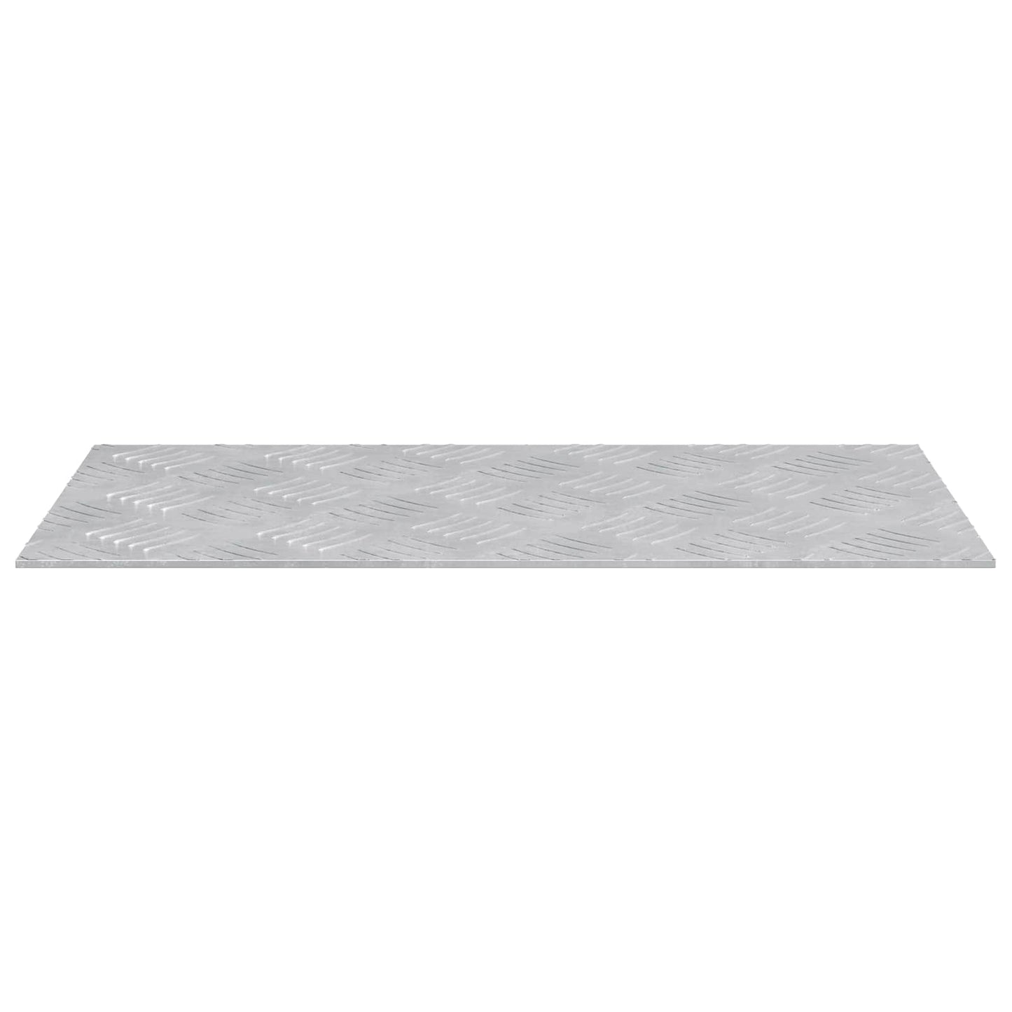 vidaXL Σκαλοπάτι 4 τμχ. 50 x 25 cm Ασημί Αλουμίνιο Ορθογώνιος