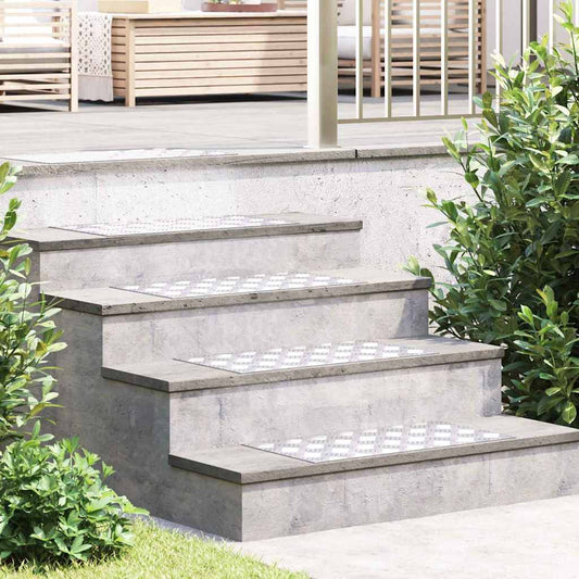 vidaXL Σκαλοπάτι Ορθογώνιος 4 pcs Ασημί 60 x 30 cm Αλουμίνιο