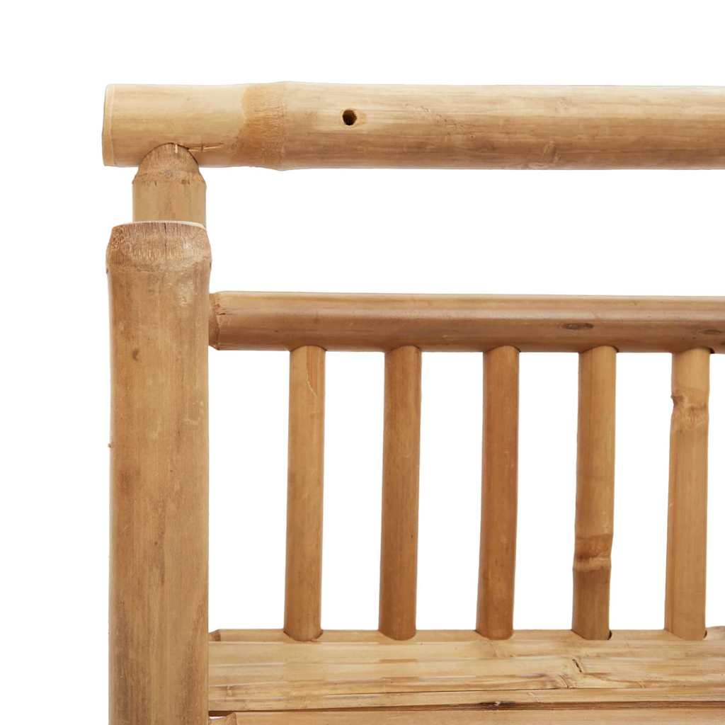 vidaXL Ράφι Τοίχου με ράφι με αποθήκευση Καφέ 40 x 13 x 44 εκ. Μπαμπού