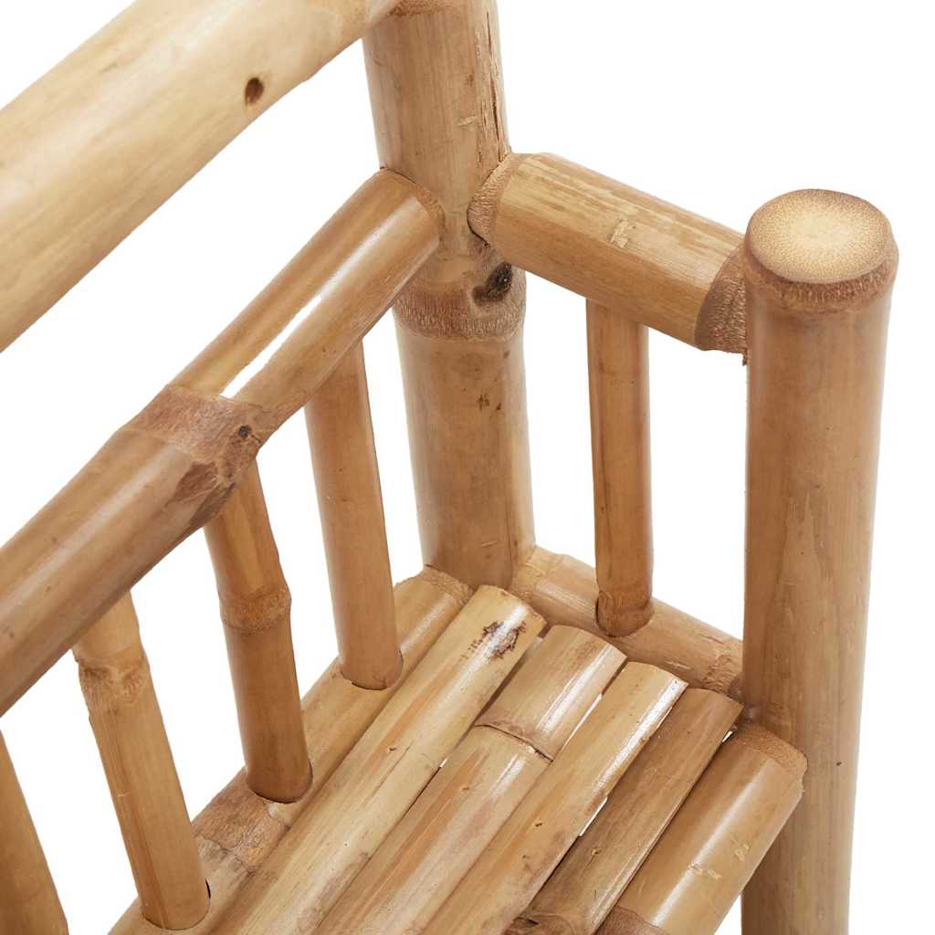 vidaXL Ράφι Τοίχου με ράφι με αποθήκευση Καφέ 40 x 13 x 44 εκ. Μπαμπού