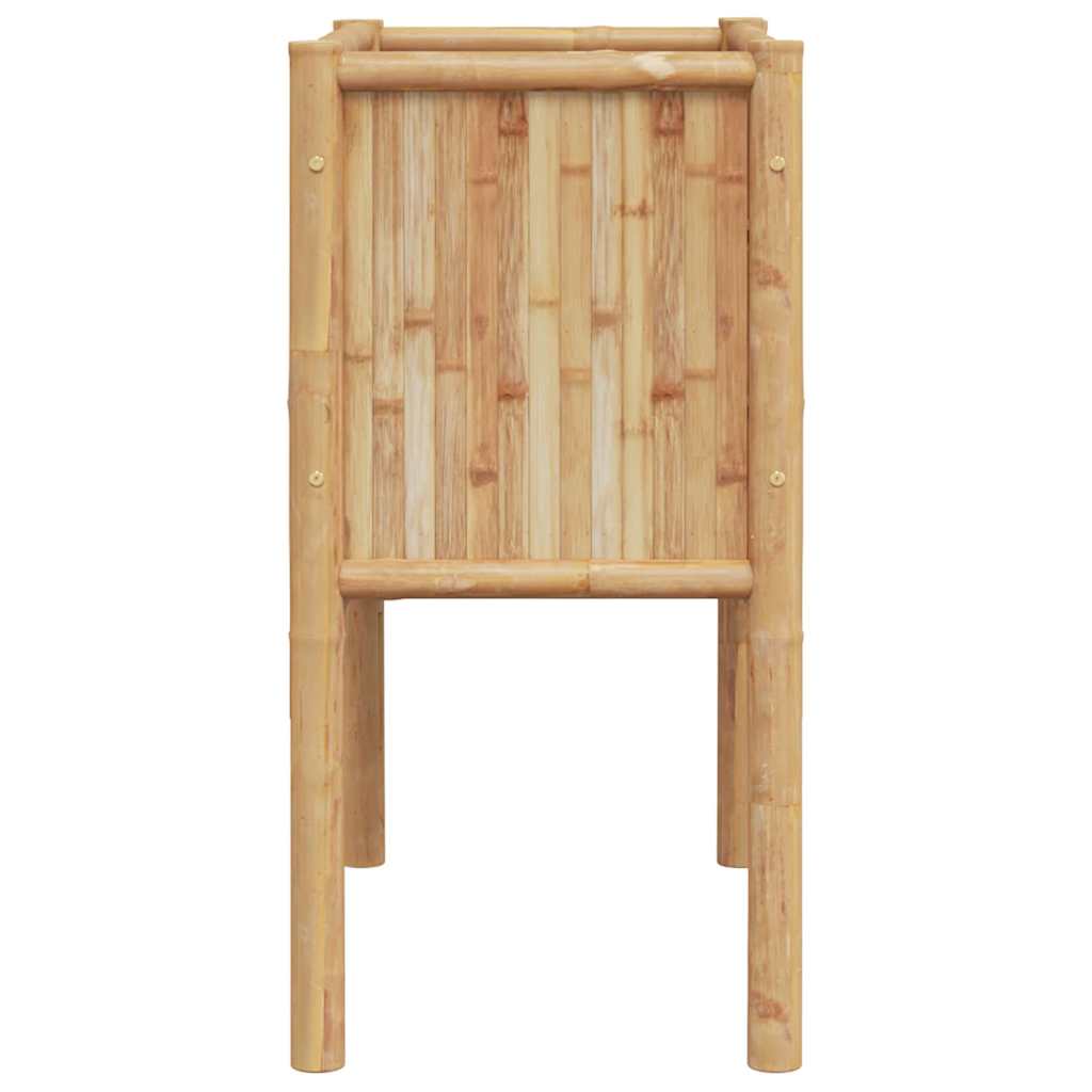 vidaXL Υπερυψωμένη Ζαρντινιέρα Καφέ 70 x 35 x 70 εκ. Μπαμπού