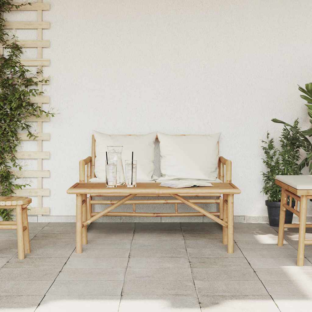 vidaXL Τραπεζάκι σαλονιού Καφέ 110 x 50 x 43 εκ Μπαμπού